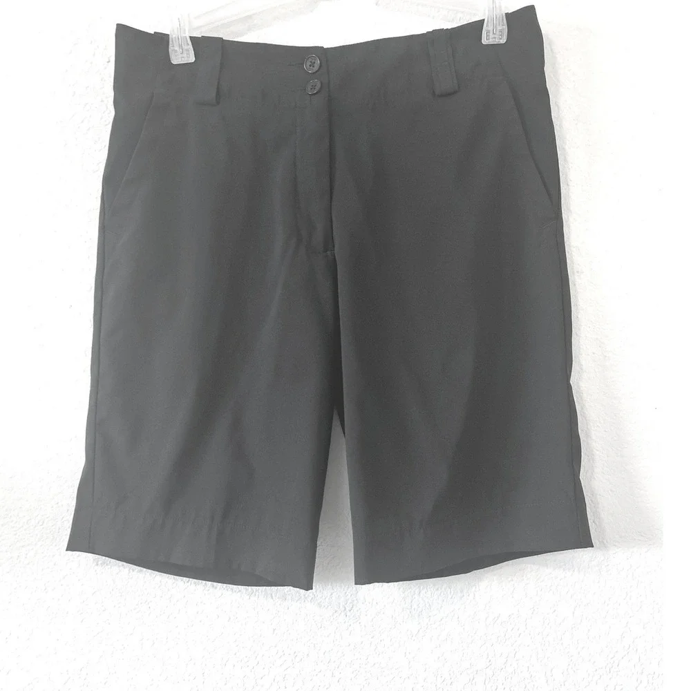 Nike Golf Fit Dry Black Performance Shorts Womens Size 4P